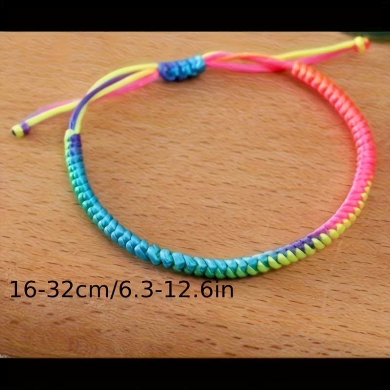 Red Rope Bracelet with Powerful Knot for Casual Attire or as Gift